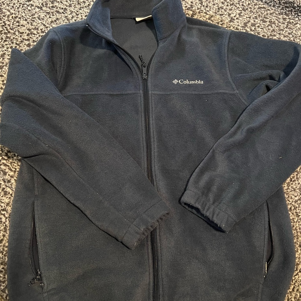 Columbia Dark Blue Fleece Jacket
